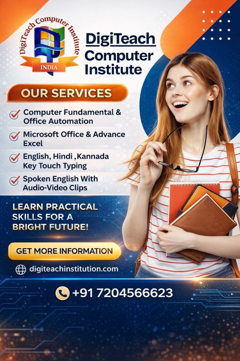 Top DigiTeach Computer Institute for Practical Computer Courses