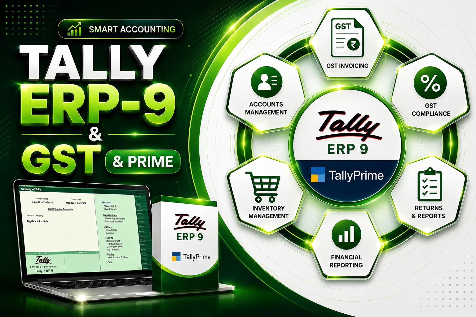 Tally ERP-9, GST & TallyPrime